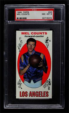 1969-70 Topps - [Base] #49 - Mel Counts [PSA 8 NM‑MT]