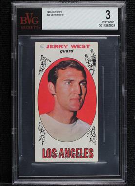 1969-70 Topps - [Base] #90 - Jerry West [BVG 3 VERY GOOD]