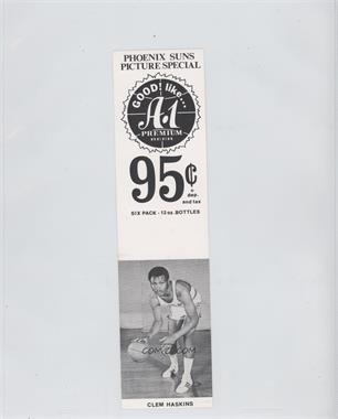 1970-71 A-1 Premium Beer Phoenix Suns - [Base] #_CLHA - Clem Haskins (95 Cents)