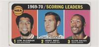 League Leaders - Lew Alcindor, Jerry West, Elvin Hayes