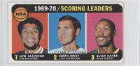 League Leaders - Lew Alcindor, Jerry West, Elvin Hayes