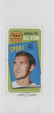 1970-71 Topps - [Base] #107 - Jerry West [Good to VG‑EX]