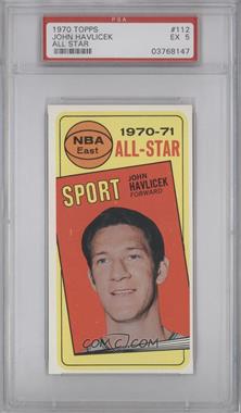 1970-71 Topps - [Base] #112 - John Havlicek [PSA 5 EX]