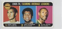 League Leaders - Jerry West, Lew Alcindor, Elvin Hayes