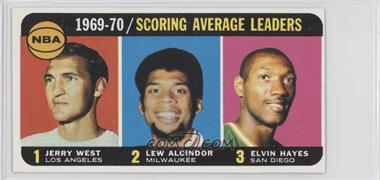1970-71 Topps - [Base] #2 - League Leaders - Jerry West, Lew Alcindor, Elvin Hayes
