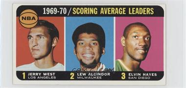 1970-71 Topps - [Base] #2 - League Leaders - Jerry West, Lew Alcindor, Elvin Hayes