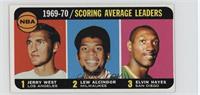 League Leaders - Jerry West, Lew Alcindor, Elvin Hayes