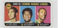 League Leaders - Jerry West, Lew Alcindor, Elvin Hayes