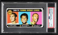 League Leaders - Jerry West, Lew Alcindor, Elvin Hayes [PSA 4 VG̴…