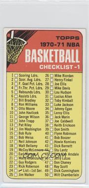 1970-71 Topps - [Base] #24 - Checklist