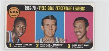 1970-71 Topps - [Base] #3 - League Leaders - Johnny Green, Darrall Imhoff, Lou Hudson