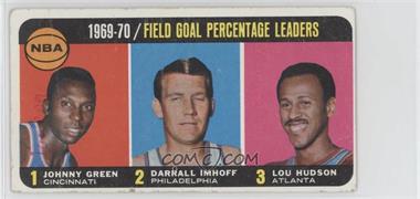 1970-71 Topps - [Base] #3 - League Leaders - Johnny Green, Darrall Imhoff, Lou Hudson