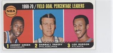 1970-71 Topps - [Base] #3 - League Leaders - Johnny Green, Darrall Imhoff, Lou Hudson