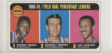 1970-71 Topps - [Base] #3 - League Leaders - Johnny Green, Darrall Imhoff, Lou Hudson