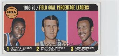 1970-71 Topps - [Base] #3 - League Leaders - Johnny Green, Darrall Imhoff, Lou Hudson