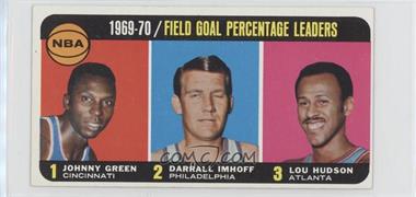 1970-71 Topps - [Base] #3 - League Leaders - Johnny Green, Darrall Imhoff, Lou Hudson