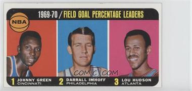 1970-71 Topps - [Base] #3 - League Leaders - Johnny Green, Darrall Imhoff, Lou Hudson