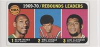 League Leaders - Elvin Hayes, Wes Unseld, Lew Alcindor