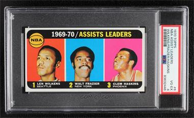 1970-71 Topps - [Base] #6 - League Leaders - Walt Frazier, Lenny Wilkens, Clem Haskins [PSA 4 VG‑EX]