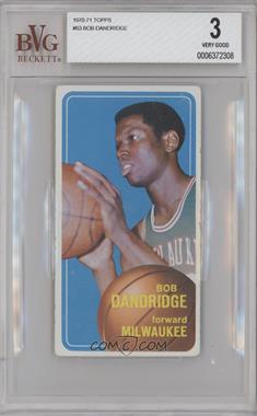 1970-71 Topps - [Base] #63 - Bob Dandridge [BVG 3 VERY GOOD]