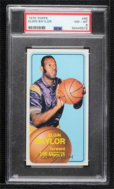 1970-71 Topps - [Base] #65 - Elgin Baylor [PSA 8 NM‑MT]