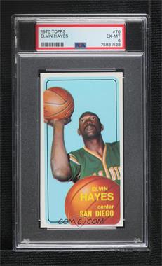 1970-71 Topps - [Base] #70 - Elvin Hayes [PSA 6 EX‑MT]