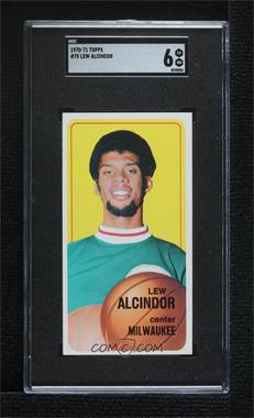 1970-71 Topps - [Base] #75 - Lew Alcindor [SGC 6 EX/NM]