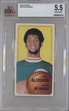 1970-71 Topps - [Base] #75 - Lew Alcindor [BVG 5.5 EXCELLENT+]