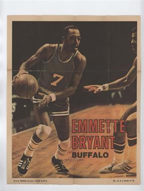 1970-71 Topps - Posters #11 - Emmette Bryant [Poor to Fair]