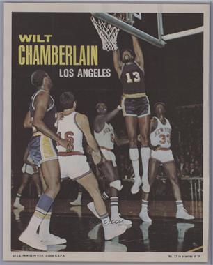 1970-71 Topps - Posters #17 - Wilt Chamberlain [Poor to Fair]
