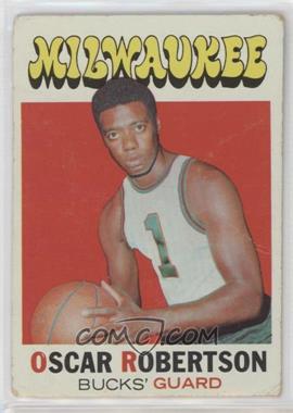 1971-72 Topps - [Base] #1 - Oscar Robertson [Poor to Fair]