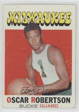 1971-72 Topps - [Base] #1 - Oscar Robertson [Poor to Fair]