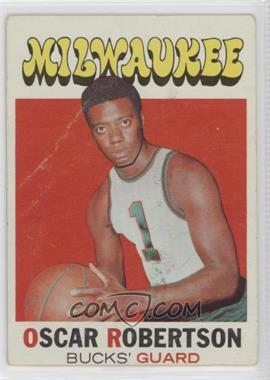 1971-72 Topps - [Base] #1 - Oscar Robertson [Poor to Fair]