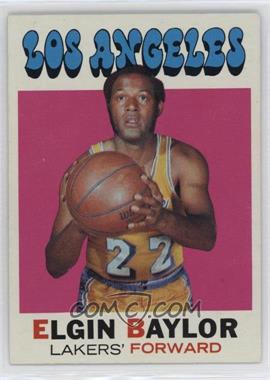 1971-72 Topps - [Base] #10 - Elgin Baylor