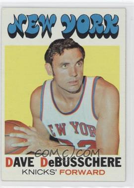 1971-72 Topps - [Base] #107 - Dave DeBusschere