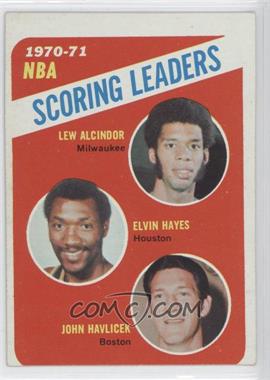 1971-72 Topps - [Base] #138 - League Leaders - Kareem Abdul-Jabbar, Elvin Hayes, John Havlicek
