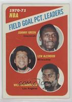 League Leaders - Johnny Green, Lew Alcindor, Wilt Chamberlain
