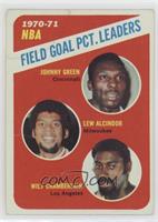 League Leaders - Johnny Green, Lew Alcindor, Wilt Chamberlain [Poor to&nbs…