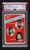 League Leaders - Wilt Chamberlain, Elvin Hayes, Kareem Abdul-Jabbar [PSA 7…