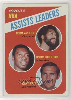 1971-72 Topps - [Base] #143 - League Leaders - Norm Van Lier, Oscar Robertson, Jerry West