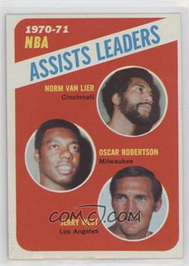 1971-72 Topps - [Base] #143 - League Leaders - Norm Van Lier, Oscar Robertson, Jerry West