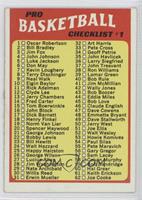 Checklist - Cards 1-144 (Copyright Ends at #109 on Back) [Noted]