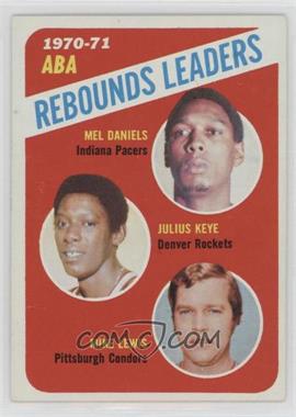 1971-72 Topps - [Base] #150 - League Leaders - Mel Daniels, Julius Keye, Mike Lewis [Good to VG‑EX]