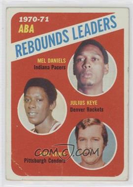 1971-72 Topps - [Base] #150 - League Leaders - Mel Daniels, Julius Keye, Mike Lewis [Good to VG‑EX]