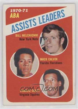 1971-72 Topps - [Base] #151 - League Leaders - Mack Calvin, Charlie Scott, Bill Melchionni