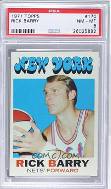 1971-72 Topps - [Base] #170 - Rick Barry [PSA 8 NM‑MT]