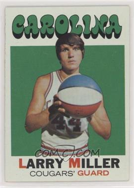 1971-72 Topps - [Base] #208 - Larry Miller