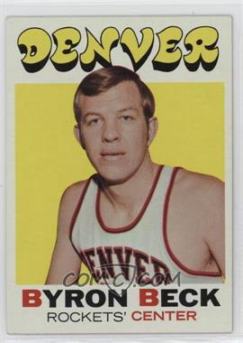 1971-72 Topps - [Base] #210 - Byron Beck