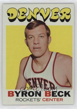 1971-72 Topps - [Base] #210 - Byron Beck