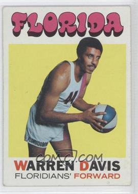 1971-72 Topps - [Base] #219 - Warren Davis